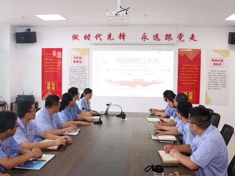 天瑞重工黨支部召開會議傳達學習省第十二次黨代會精神